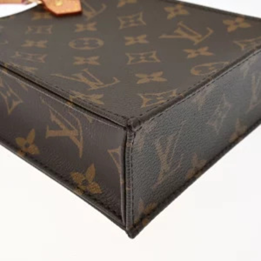 Louis Vuitton Monogram Brown Bag Canvas Sac Handbag Plat - Picture 6 of 7
